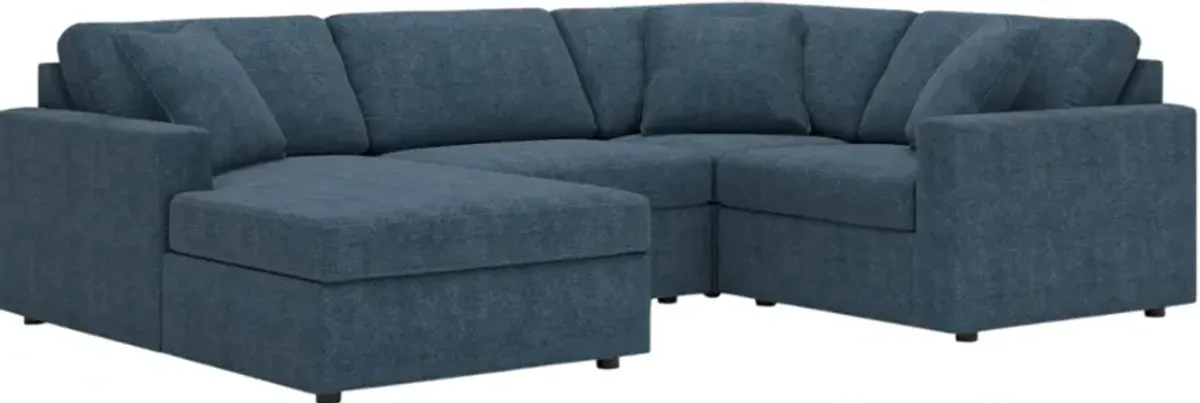 Signature Design by Ashley® Modmax 4-Piece Ink Left-Arm Facing Sectional and Chaise