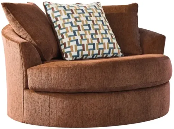 Ashley® Laylabrook Spice Oversized Swivel Accent Chair