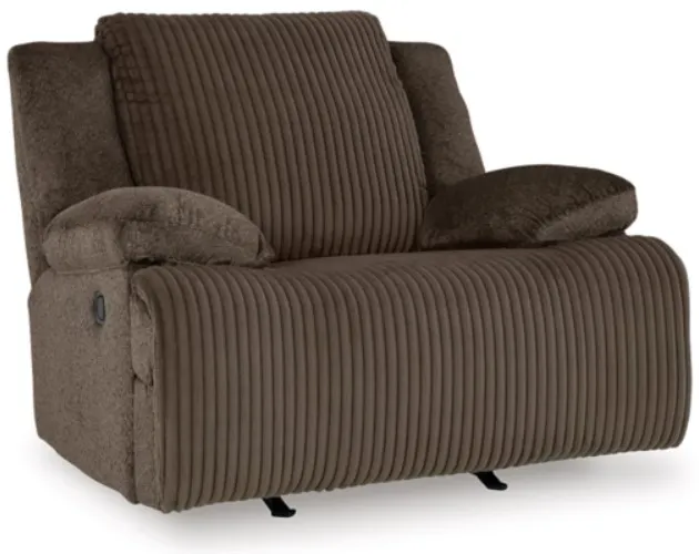 Signature Design by Ashley® Chocolate Top Tier Manual Rocker Recliner