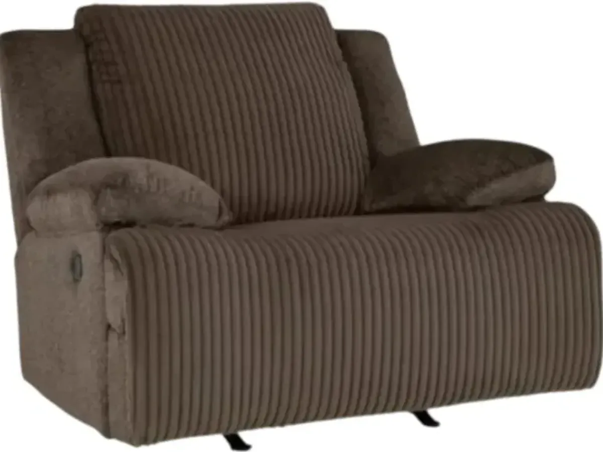 Signature Design by Ashley® Top Tier Chocolate Manual Rocker Recliner