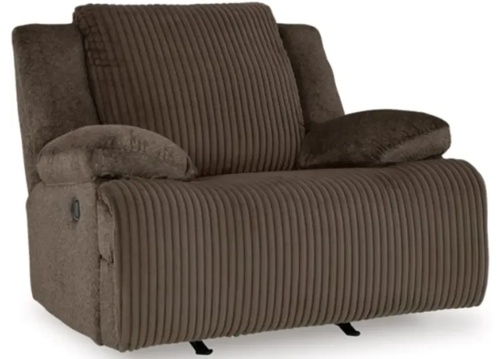 Signature Design by Ashley® Chocolate Top Tier Manual Rocker Recliner