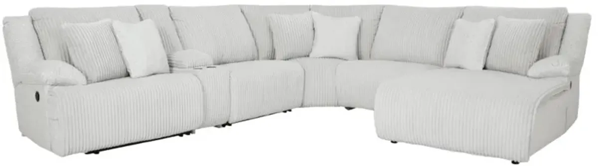 Signature Design by Ashley® Top Tier 6-Piece Alloy Right-Arm Facing Chaise Manual Reclining Sectional