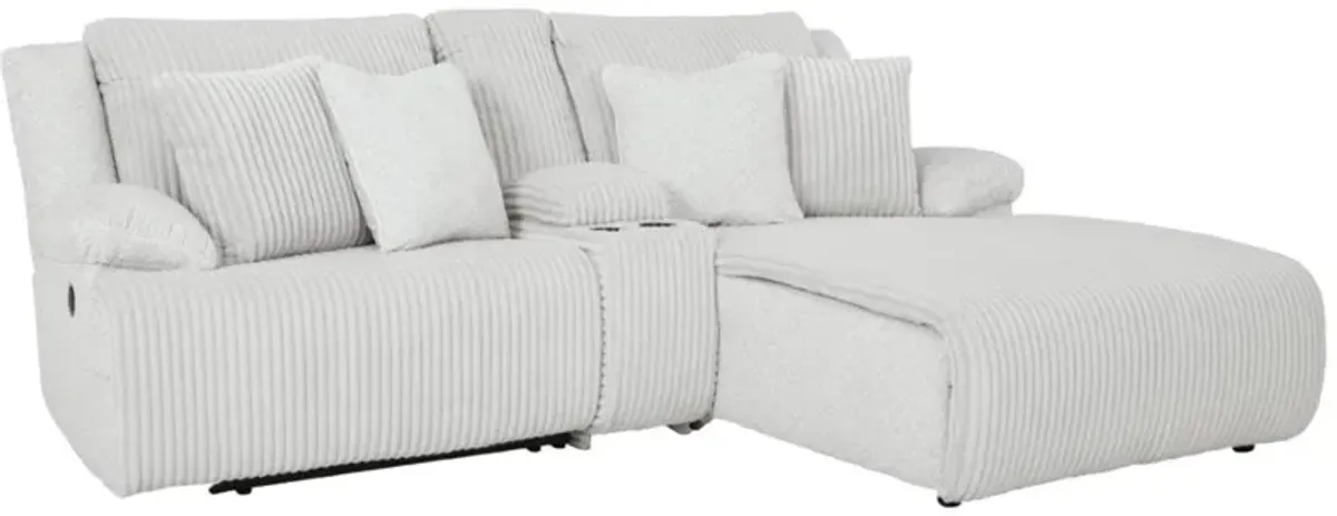 Signature Design by Ashley® Top Tier 3-Piece Alloy Right-Arm Facing Chaise Manual Reclining Sectional