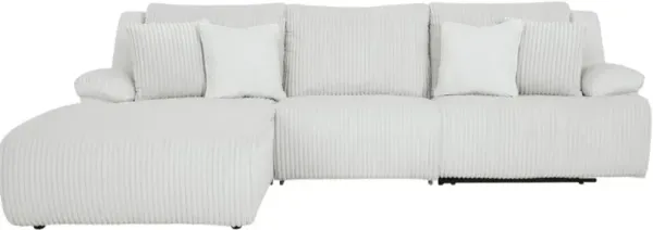 Signature Design by Ashley® Top Tier 3-Piece Alloy Left-Arm Facing Manual Reclining Sectional and Chaise