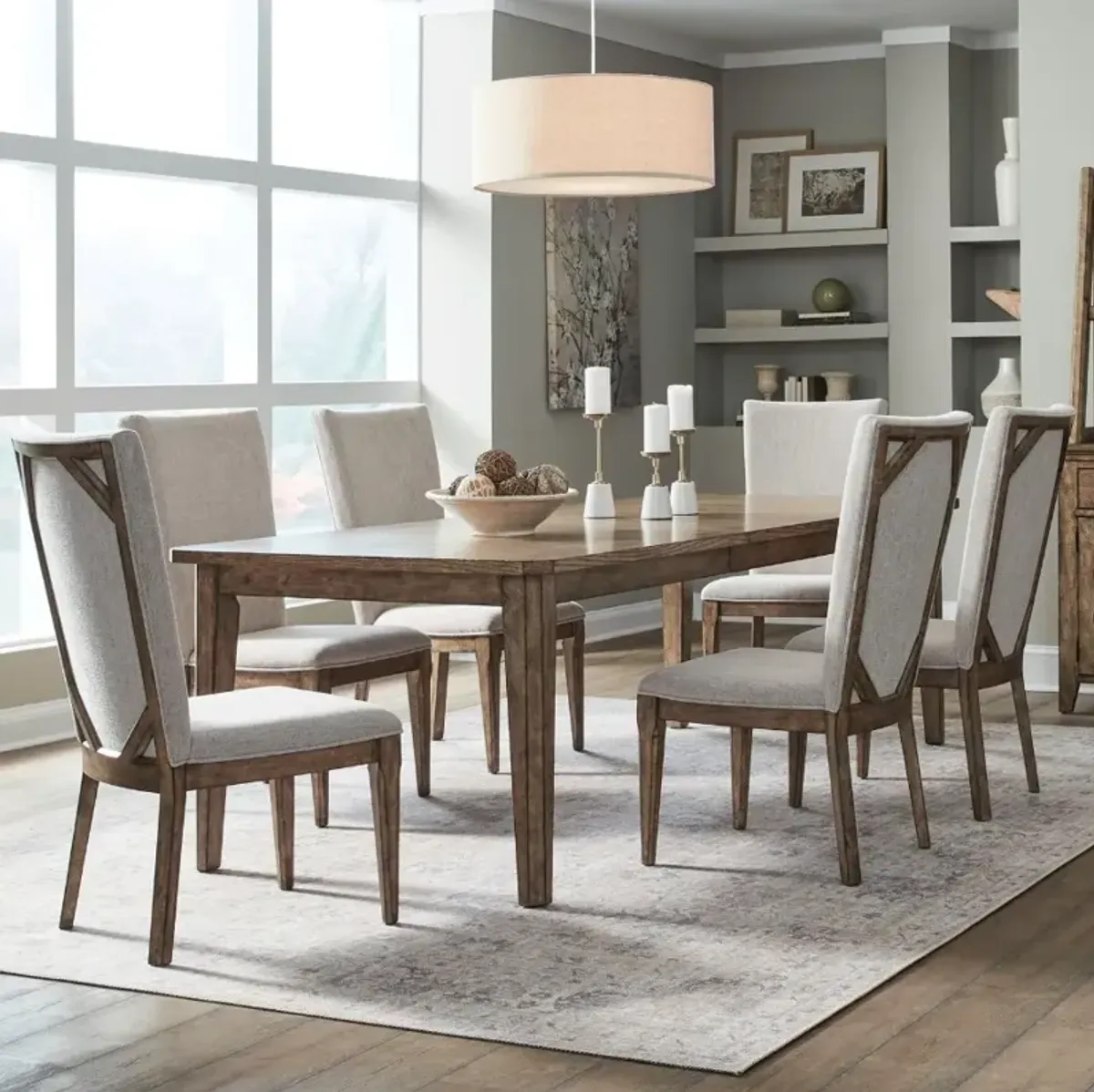 Liberty Furniture Carolina Park 7-Piece Amber Brown Dining Set