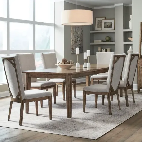 Liberty Furniture Carolina Park 7-Piece Amber Brown Dining Set