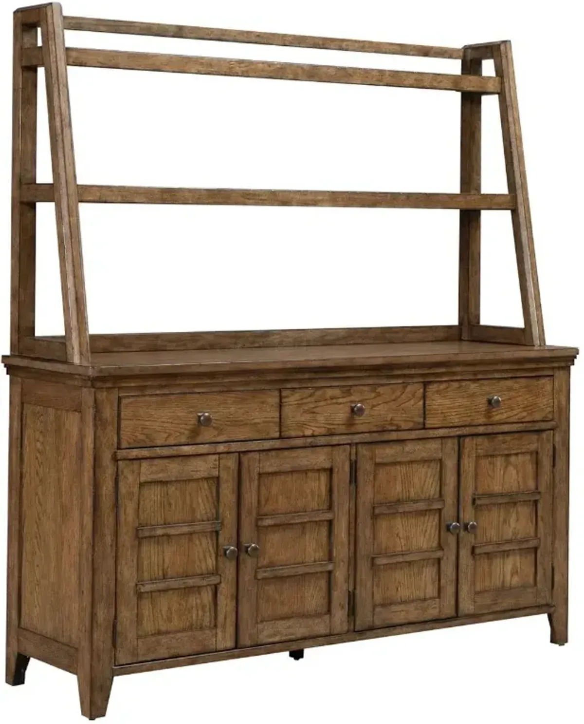 Liberty Furniture Carolina Park Amber Brown Server and Hutch