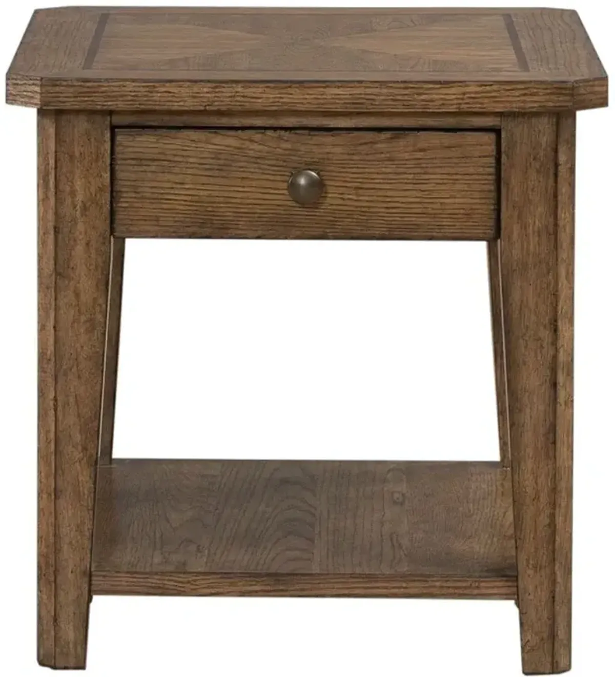 Liberty Furniture Carolina Park Amber Brown End Table