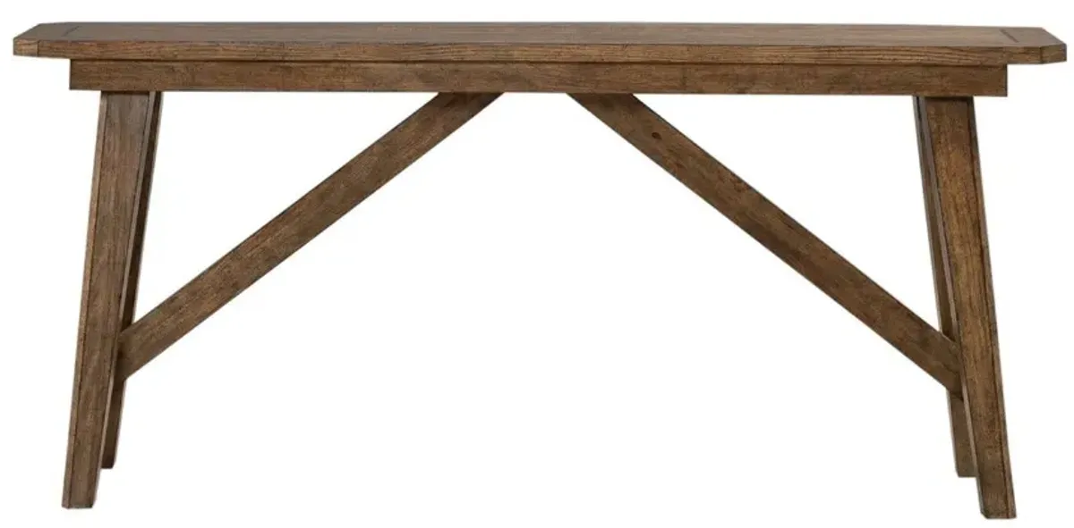 Liberty Furniture Carolina Park Amber Brown Sofa Table