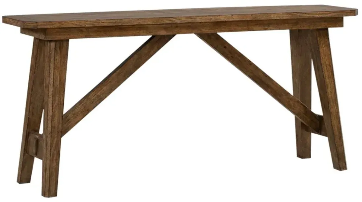 Liberty Furniture Carolina Park Amber Brown Sofa Table