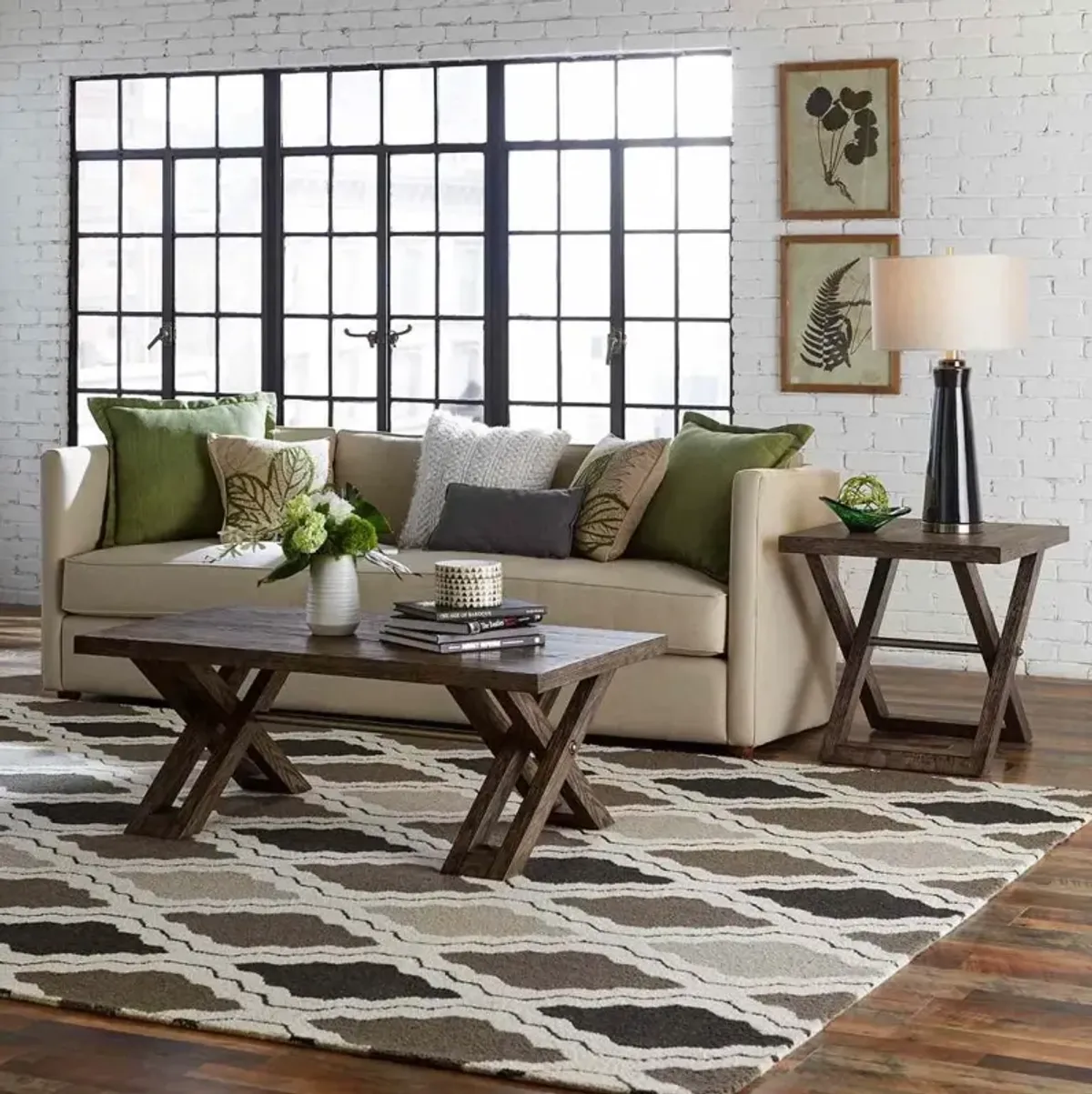 Liberty Furniture Crossroads 3-Piece Russet Brown Occasional Table Set