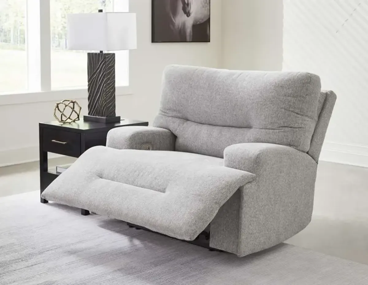 Signature Design by Ashley® Acklen Place Pewter Wide Seat Power Recliner
