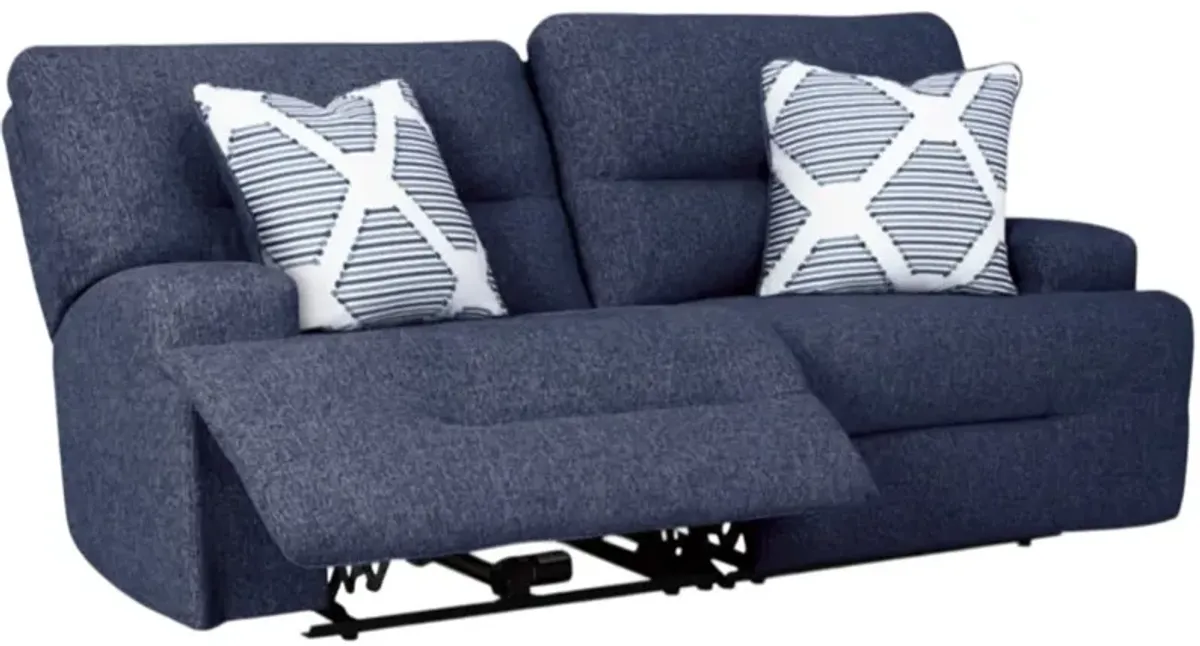 Signature Design by Ashley® Acklen Place 2-Piece Navy Power Reclining Sectional