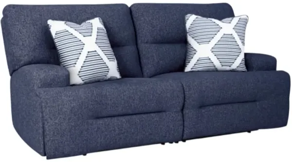 Signature Design by Ashley® Acklen Place 2-Piece Navy Power Reclining Sectional