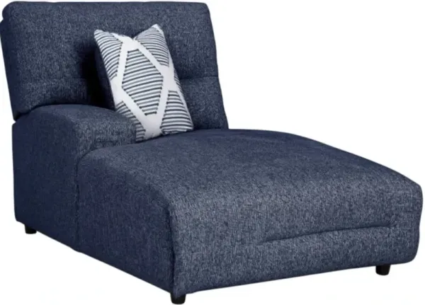 Signature Design by Ashley® Acklen Place 3-Piece Navy Power Reclining Chaise Sectional