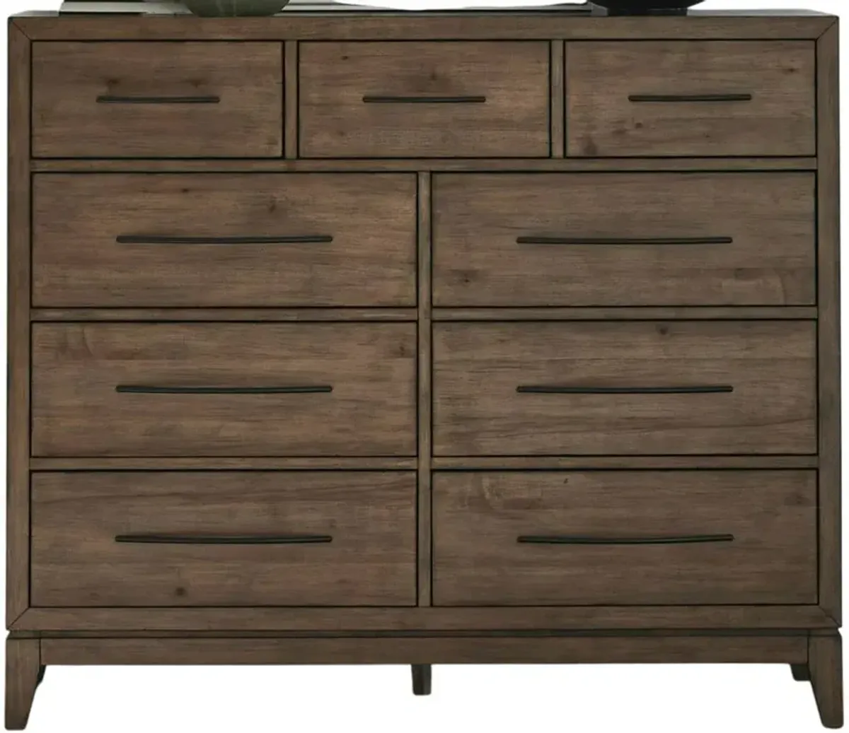 Liberty Furniture Shaker Lakes Harvest Brown 9-Drawer Chesser