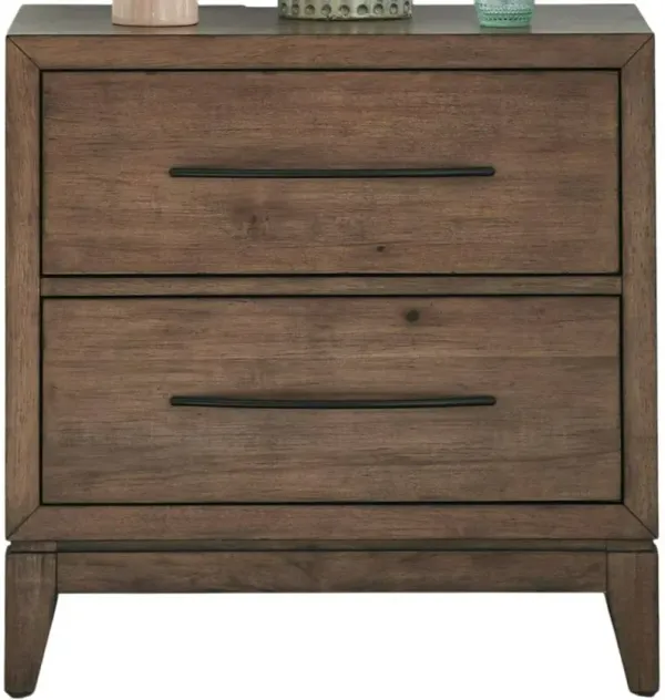 Liberty Furniture Shaker Lakes Harvest Brown Nightstand