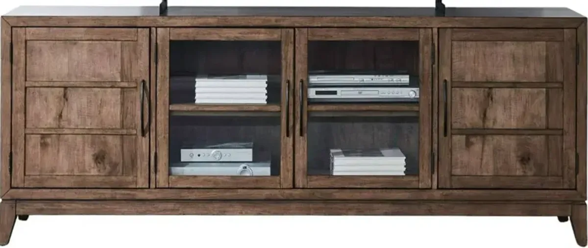 Liberty Furniture Shaker Lakes Harvest Brown TV Console