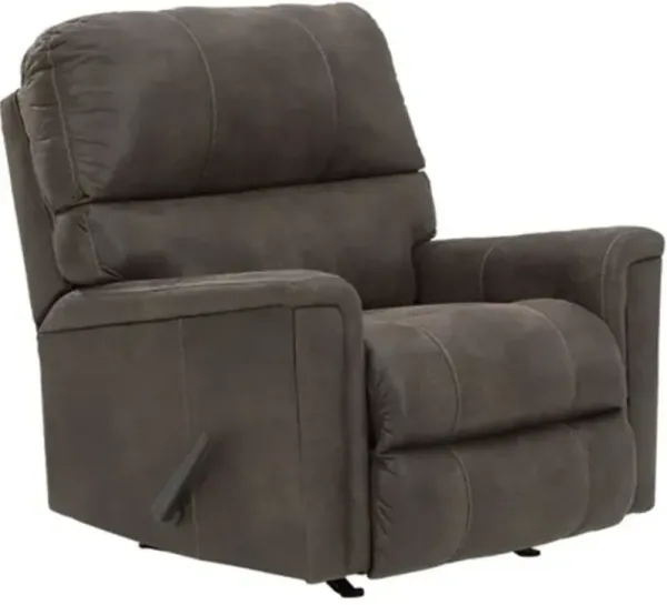 Signature Design by Ashley® Navi Smoke Manual Rocker Recliner