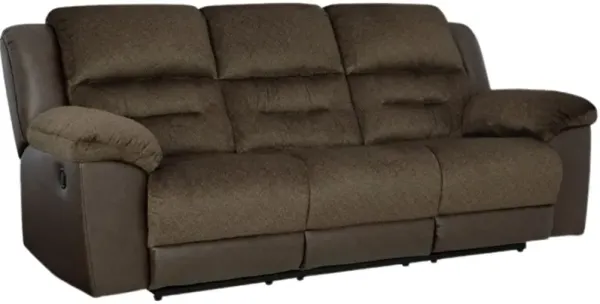 Benchcraft® Dorman Chocolate Manual Reclining Sofa
