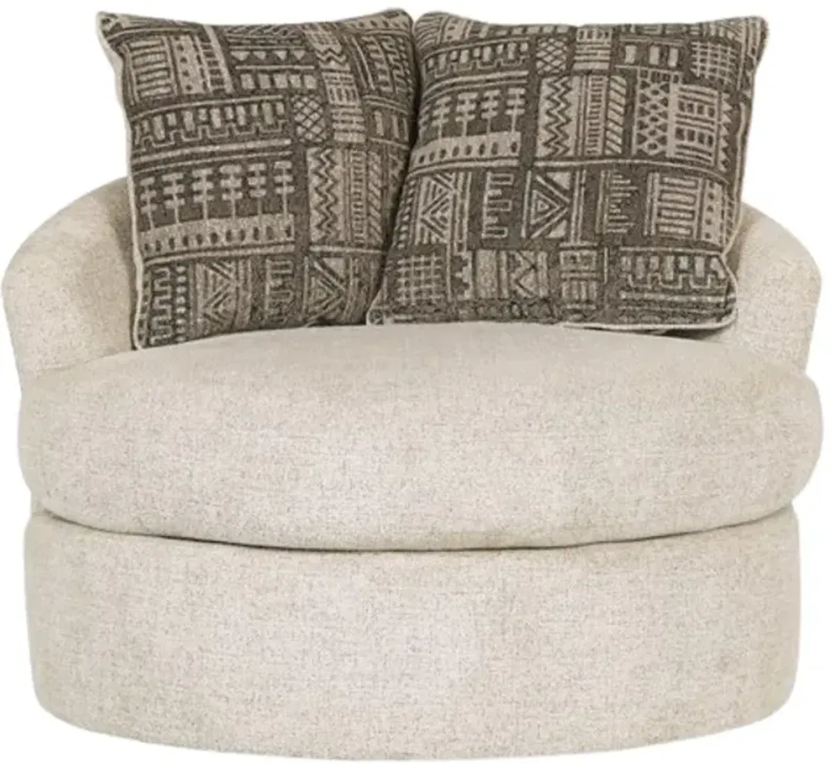 Signature Design by Ashley® Soletren Stone Swivel Accent Chair