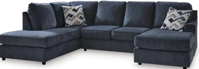 Signature Design by Ashley® Albar Place 2-Piece Cobalt Sectional