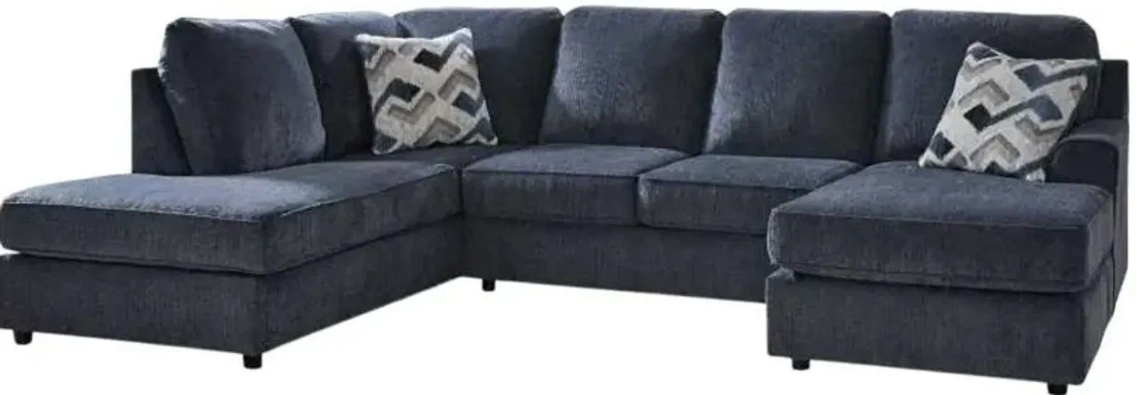 Signature Design by Ashley® Albar Place 2-Piece Cobalt Sectional