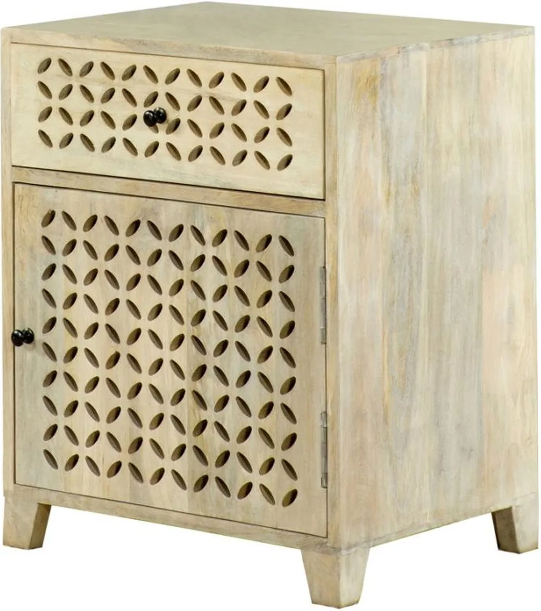 Coaster® August White Washed Accent Cabinet