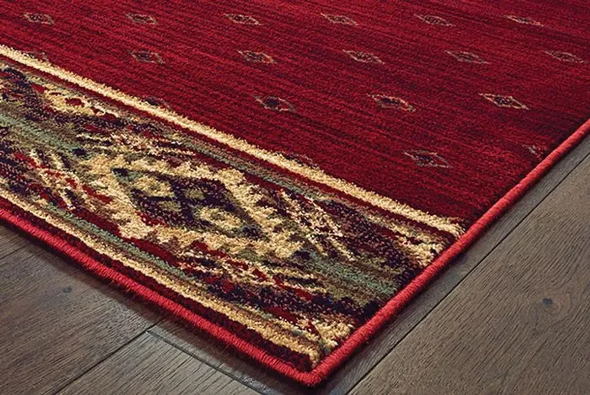Oriental Weavers Woodlands Red 5'x7' Rug