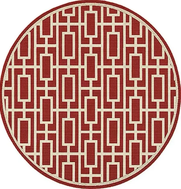 Oriental Weavers Meridian 8' Style 7 Round Area Rug