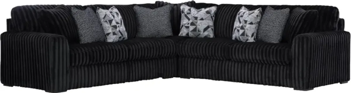 Signature Design by Ashley® Midnight-Madness 3-Piece Onyx Sectional