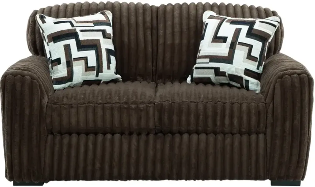 Signature Design by Ashley® Midnight-Madness Chocolate Loveseat