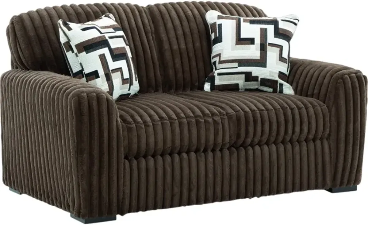 Signature Design by Ashley® Midnight-Madness Chocolate Loveseat