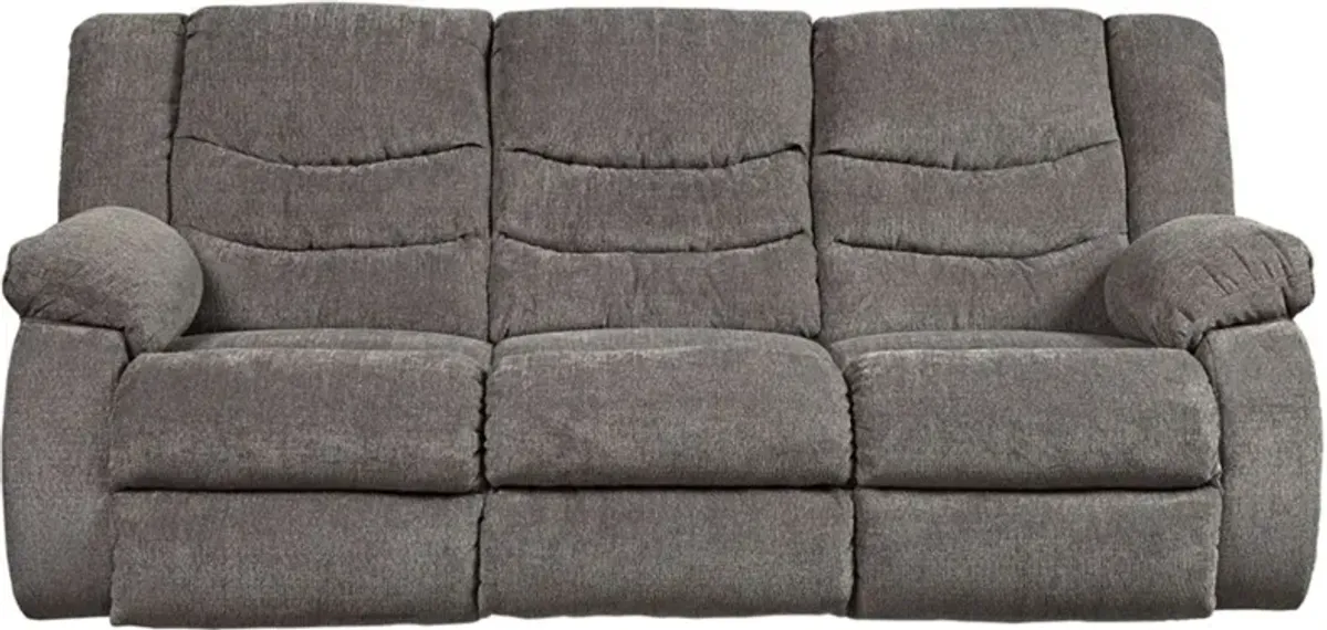 Signature Design by Ashley® Tulen Gray Reclining Sofa