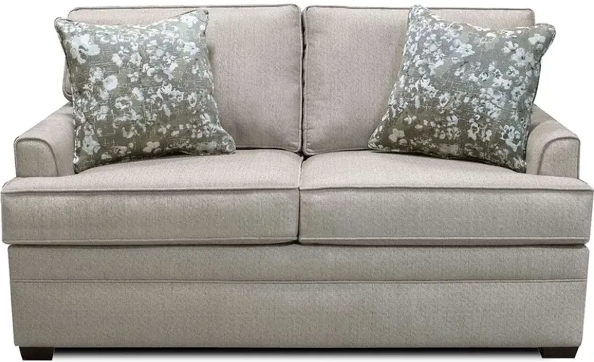 England Furniture Customizable Hallie Two Cushion Loveseat