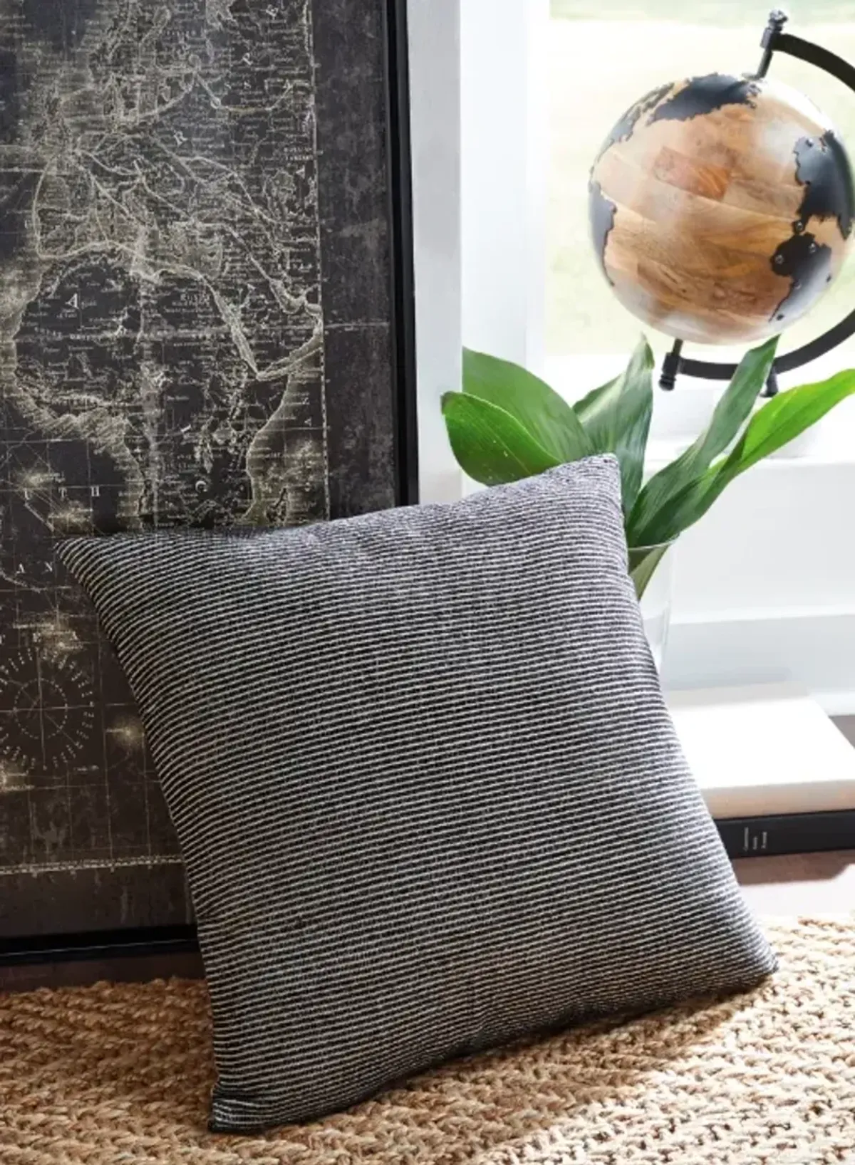 Signature Design by Ashley® Edelmont Black/Linen Pillow
