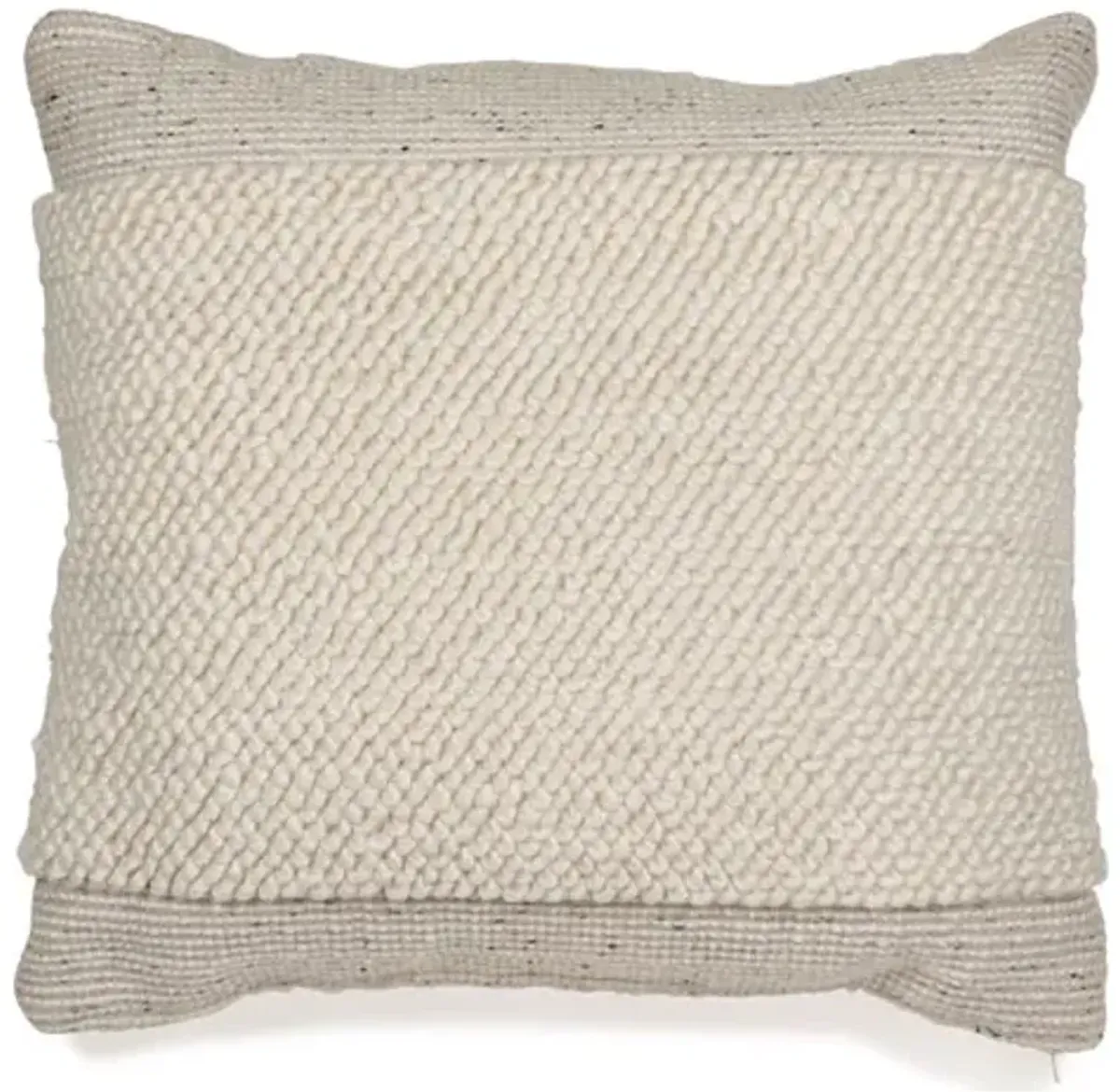 Signature Design by Ashley® Rowcher Gray/White Throw Pillow