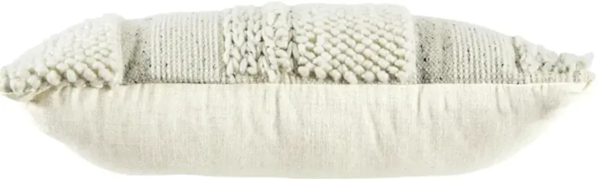 Signature Design by Ashley® Standon Gray/White Throw Pillow