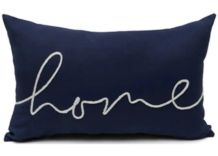 Signature Design by Ashley® Velvetley 4-Piece Navy/White Pillows