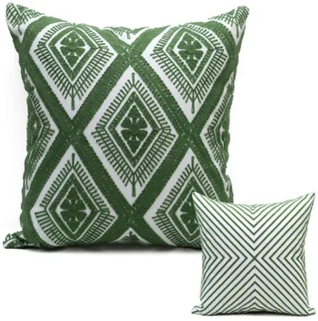 Signature Design by Ashley® Bellvale Green/White Pillow
