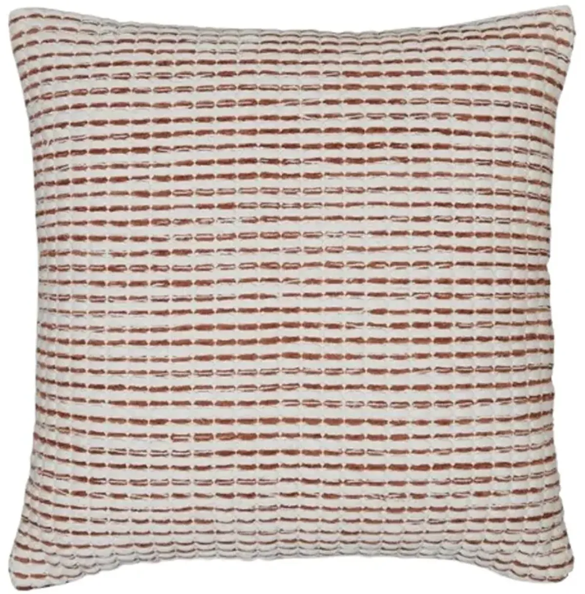 Signature Design by Ashley® Nashlin 4-Piece Rust/White Throw Pillow Set