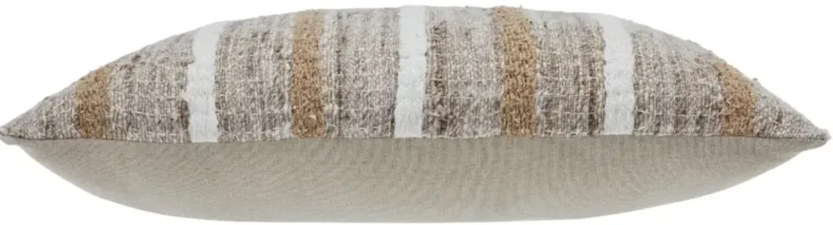 Signature Design by Ashley® Benish 4-Piece Brown/Tan/White Throw Pillow Set