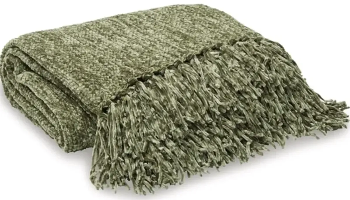 Signature Design by Ashley® Tamish Green Throw Blanket