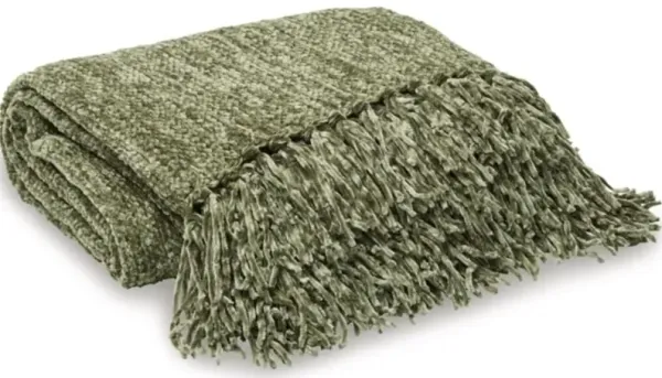Signature Design by Ashley® Tamish Green Throw Blanket