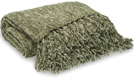 Signature Design by Ashley® Tamish Green Throw Blanket