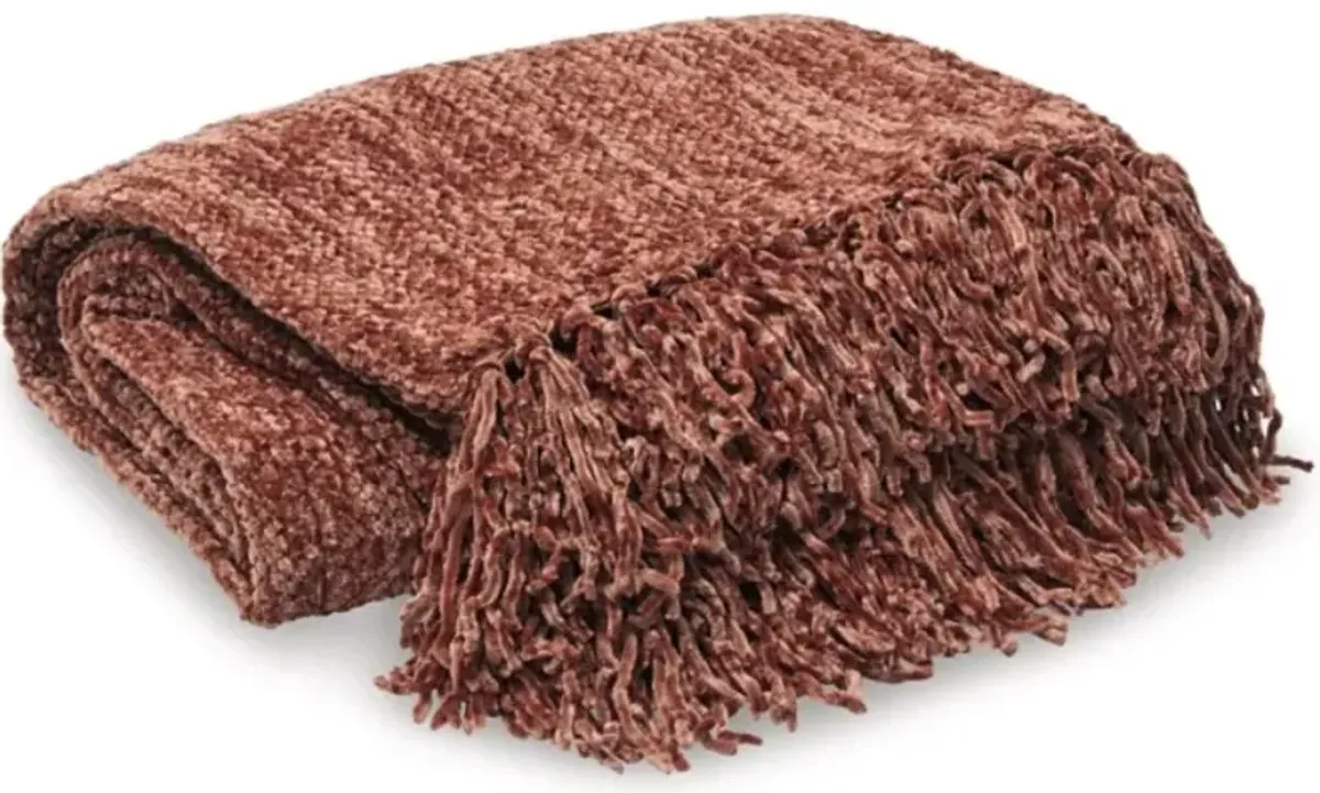 Signature Design by Ashley® Tamish 3-Piece Rust Throw Set