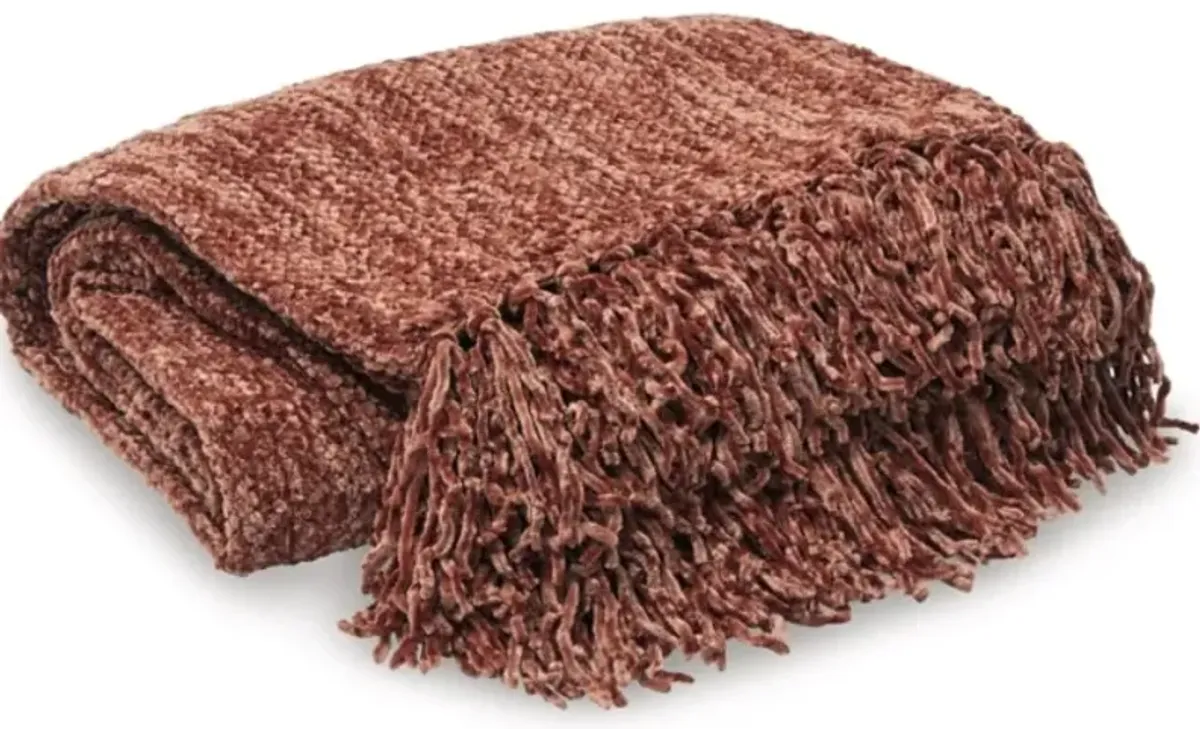 Signature Design by Ashley® Tamish Rust Throw Blanket