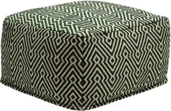 Signature Design by Ashley® Abacy Green/Ivory Pouf