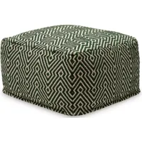 Signature Design by Ashley® Abacy Green/Ivory Pouf
