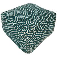 Signature Design by Ashley® Brynnsen Teal/Ivory Pouf